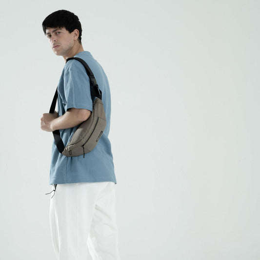 Bailey waist bag Fanny Pack - Olive Brown - Spiš.
