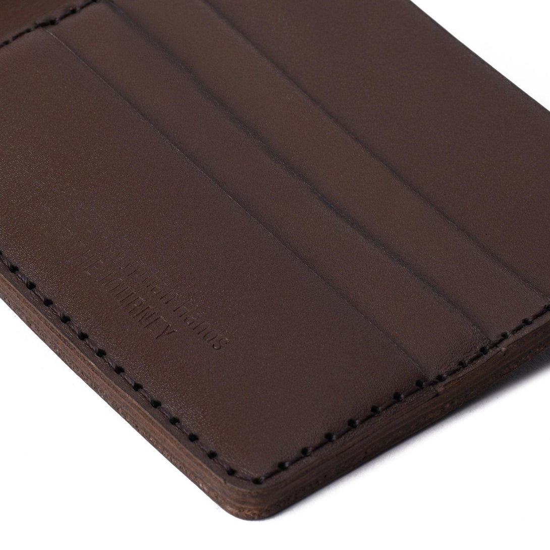 Brown bifold leather wallet - Spiš.